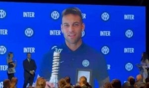 劳塔罗获意甲绅士奖：很高兴连续两年获奖，感谢为我投票的球迷们